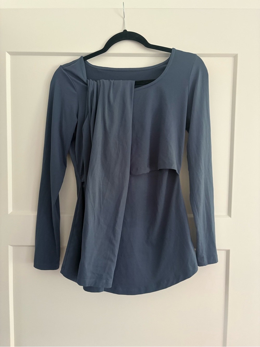 Kindred Bravely Long Sleeve Nursing Top and Leggings Pajama Set - Slate Blue